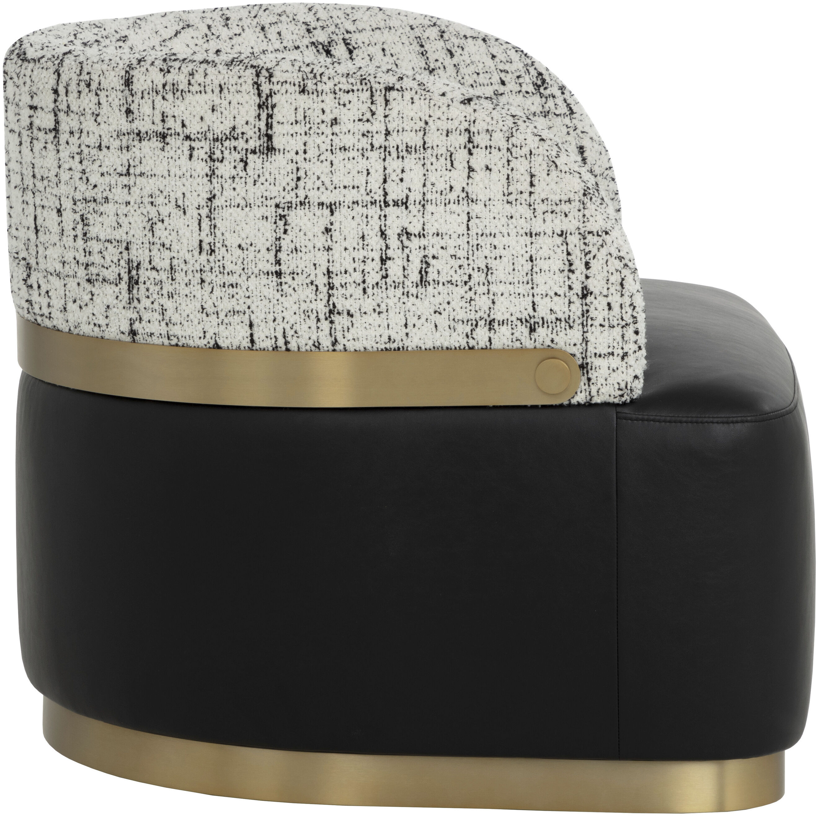 Brinda Bravo Black / Halton Birch Swivel Lounge Chair